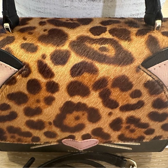 SOLD Kate Spade Run Wild Leopard Kerrie Satchel Crossbody Bag - Picture 2 of 11